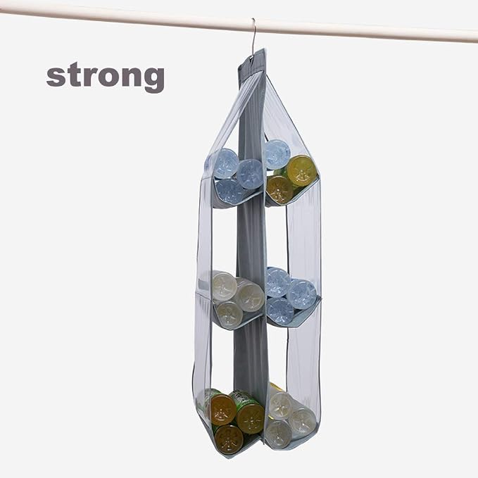 DIOMMELL Purses Hanger Hanging Handbag Organizer Bags Storage Holder for Closet with 6 Larger Pockets