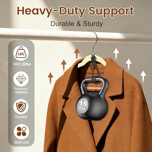 Velvet Shirt Hangers 50 Pack, No Shoulder Bumps for Clothes (Ivory)