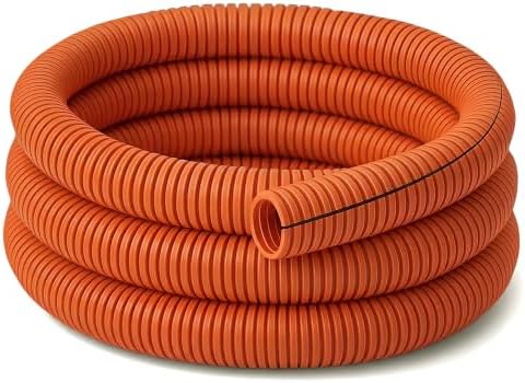 Electriduct 1" Split Wire Loom Conduit (1 Inch ID) - Orange - 10 Feet