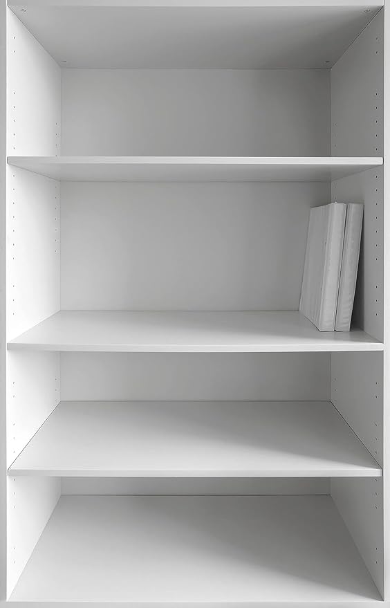 B&B HARDWARE Cabinet Shelves - Melamine 3/4'' Thick - Custom Organize Space with Stylish Cabinet Melamine Shelves - Perfect Solution for Home & Office - Cut to Size (10" Depth X 32 Inches Length)