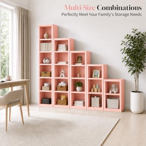 5 Tier Bookshelf,Open Storage Book Shelf,68 Inch Bookcase