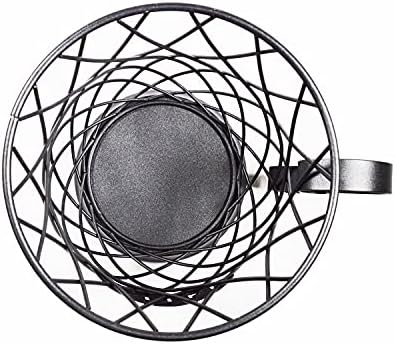 Coffee Pod Holder Mug Shape Multi Use K Cup Holder Coffee Station organizer Storage Wire Basket Food Storage for Counter