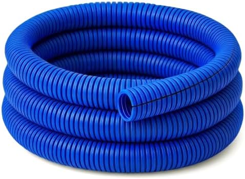 Electriduct 3/4" Split Wire Loom Conduit (0.75 Inch ID) - Blue - 10 Feet