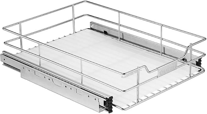 CUISINART 14" Sliding Cabinet Organizer, Chrome Finish