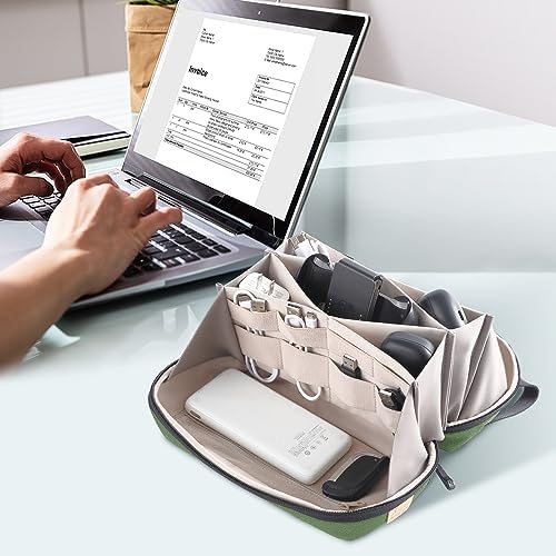 simtoper Electronic Organizer Travel Case Bag for Cables, Switch, SD card, Passport and More – Ultimate Protection & Por