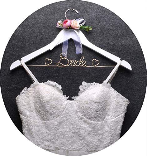 Wedding Dress Hanger - Decorative Wire Hanger for Brides, Perfect Bridal Shower & Wedding Gift