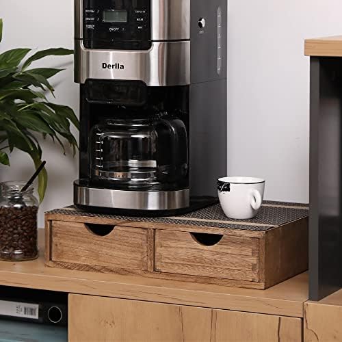 DDYURI Coffee Pods Storage Drawer Holder CF1D2C Dark Brown