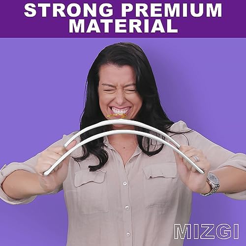 MIZGI White Velvet Hangers 40 Pack,Premium Gold Clothes Hangers Non-Slip Felt Hangers,Sturdy White Hangers Heavy Duty Coat Hangers,Durable Suit Hangers for Space Saving, No Hanger Marks