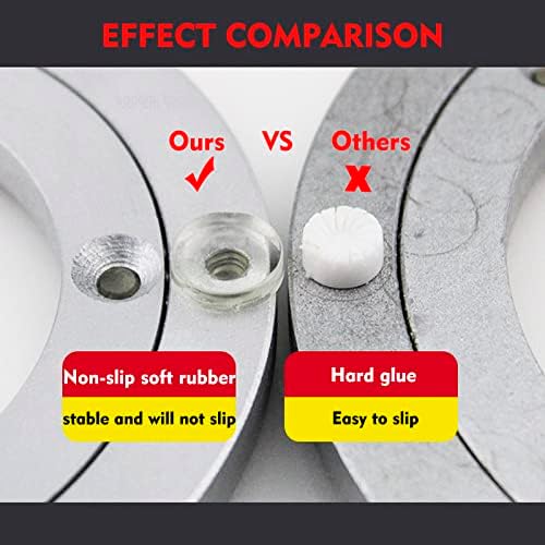 Aluminium Alloy Turntable Bearing, Heavy Duty Swivel Turntable Lazy Susan Rotating Bearing Turntable Round Dining Table 