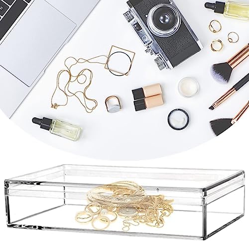 12-Pack Acrylic Rectangle Box Party Favor Display Box, 4.33x2.76x0.98 Inch