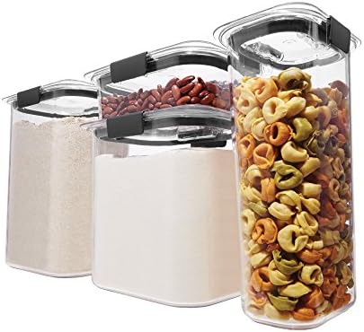 Rubbermaid Brilliance Food Storage Containers Set with Airtight Lids (12 Cup, 16 Cup)
