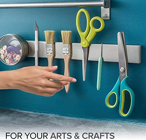 Modern Innovations Magnetic Knife Holder for Wall and Fridge - 14" Knife Magnetic Strip, Magnet Kitchen Knife Holder and