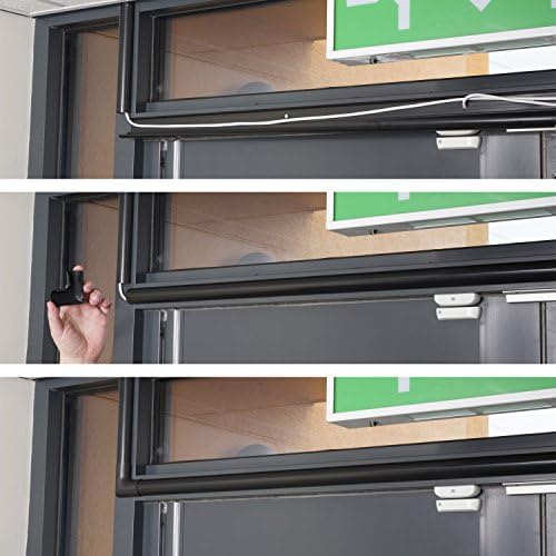 D-Line Cable Management Box (Large) & Medium Cable Raceway Length 1.18" (W) x 0.59" (H) x 39" Length - Black