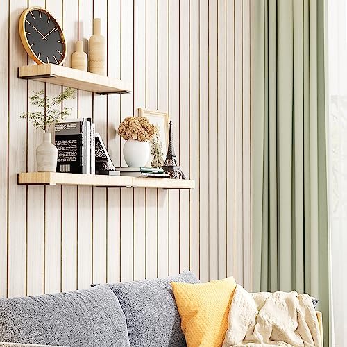Heavy Duty Metal Shelf Brackets 6-Inch, Set of 4, Modern Black Matte Finish, 1/5" Thick Steel, Easy-to-Install, Strong S