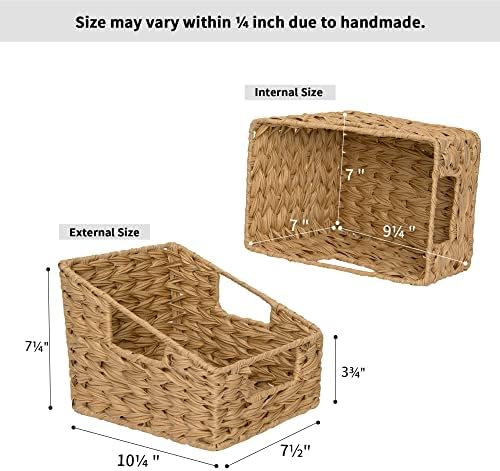 GRANNY SAYS Wicker Baskets for Organizing, Small Woven Storage Baskets