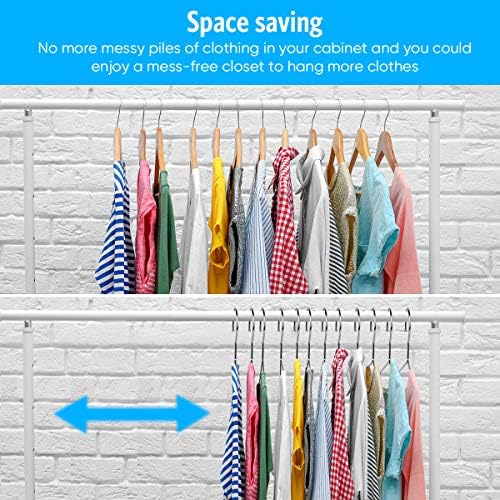 Fayleeko Wire Coat Hangers 120 Pack Strong Heavy Duty Stainless Steel Metal Ultra Thin Space Saving Clothes Hangers 16.5 Inch