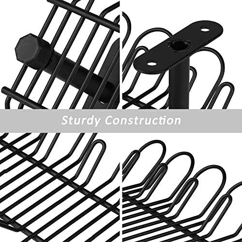 2 Packs Cable Management Tray, 14 inch Under Desk Cable Holder for Wire Management, Heavy Metal Cord Organizer Ideal for