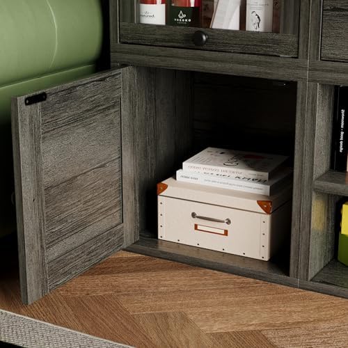FUSUNBAO Magic DIY Cube Storage Organizer Stackable Cubes for Home Books Clothes Toy-Modular Cubby Storage System-Office