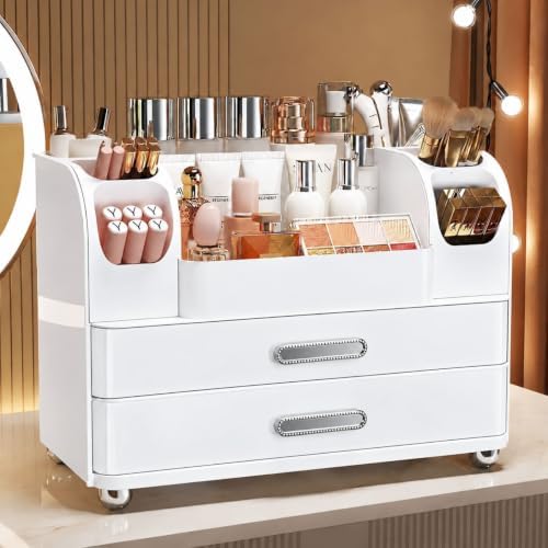 Makeup Organizer,Perfect Bathroom Skincare Organizer,Cosmetic Display Case