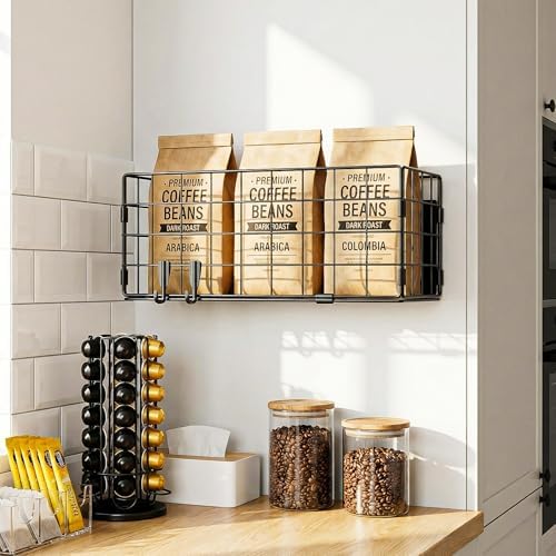 2 Pack Magnetic Basket for Fridge - Laundry Room Organizer, Large Metal