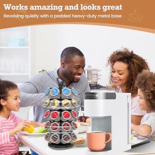 K Cup Holder 40 Pods Capacity, Coffee Pods Holder Storage Organizer Stand
