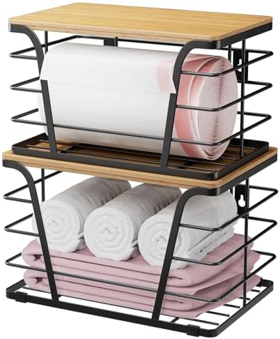 TIDIIABODE 2 Pack Extra Large Pantry Storage Organizers, Pantry Baskets organization, Potato and Onion Storage Bin, Wall