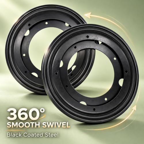 9" Lazy Susan Bearing,6PCS Heavy Duty Turntable Swivel for Rotating