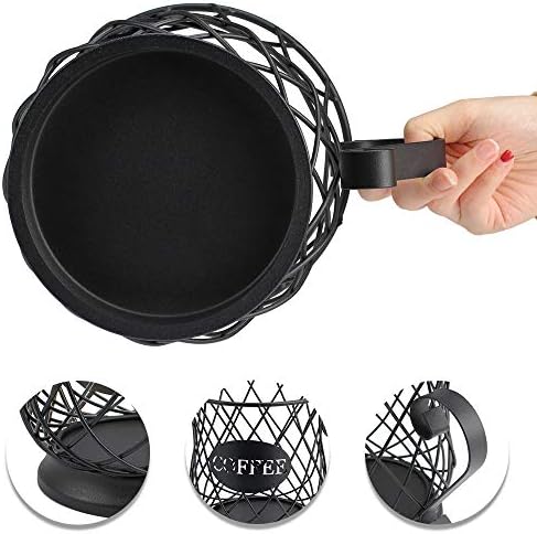 TreeLen K Cup Holder Coffee Pod Holders for 35 Kcups Keurig Storage Organizer Coffee Bar Accessories for Counter - Matte