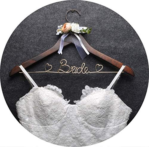 Wedding Dress Hanger - Decorative Wire Hanger for Brides, Perfect Bridal Shower & Wedding Gift