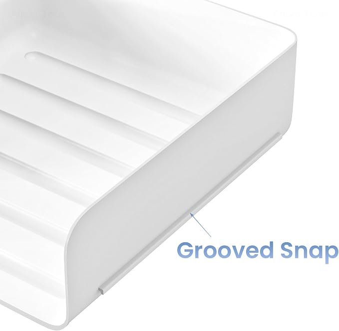 Tomorotec Desk Letter Tray Set, A4 Size White Stackable Document Organizer Office Desktop File Paper Holder Book Storage Rack Side Load Anti-Skid Stacking Support Convex Bottom (2X Landscape)