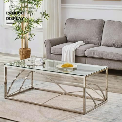 12" W x 38" L - Tempered Rectangle Glass Shelf Without Frame (5 Pieces Set) - 3/16" Thick -Pencil Polished