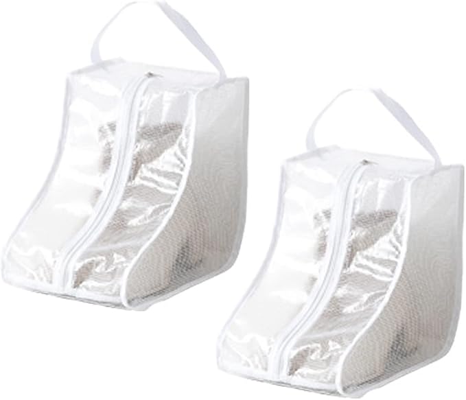 Portable Women Tall/Short Boots Storage Bags - 2 Packs Waterproof Tall/Short Boot Carry Bag for Travel and Daily Use