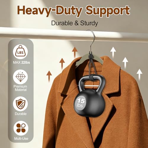 Velvet Shirt Hangers 30 Pack, No Shoulder Bumps for Clothes (Grey)