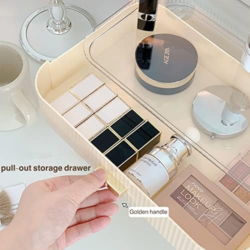 Stackable Plastic Organizer Big & Spacious Drawer | Organize Eyeshadow Palettes, Cosmetics, and Beauty Supplies on a Van