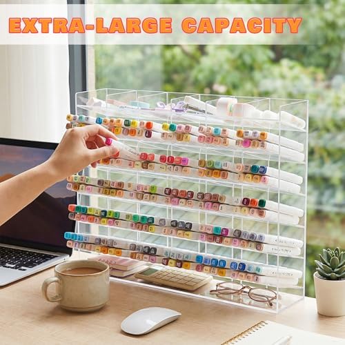 MotiMind Acrylic Pen and Marker Organizer for 420 Markers