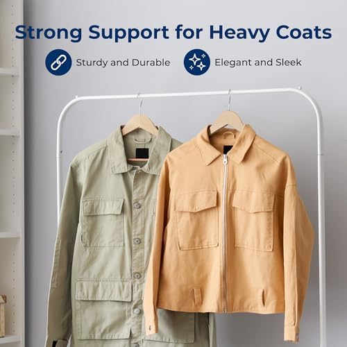 SereneLife Wooden Hangers 30 Pack, Non-Slip, Sturdy, Heavy Duty Suit Hanger Set with 360° Chrome Swivel Hook, Space-Saving Wood Hangers Closet Organizer for Clothes, Coat, Pants, Dress (Natural)