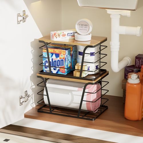 TIDIIABODE 2 Pack Extra Large Pantry Storage Organizers, Pantry Baskets organization, Potato and Onion Storage Bin, Wall