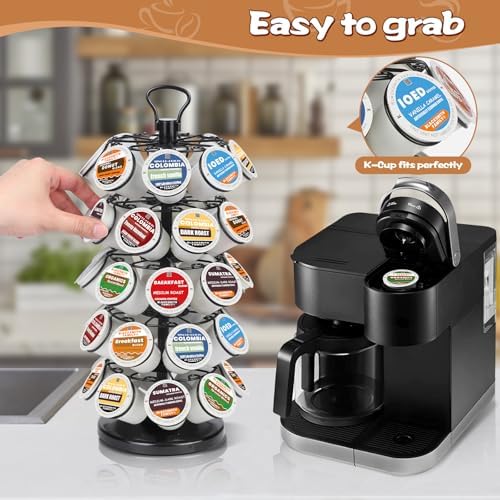K Cup Holder, Coffee Pods Holder Storage Organizer Stand,40 Pods Capacity
