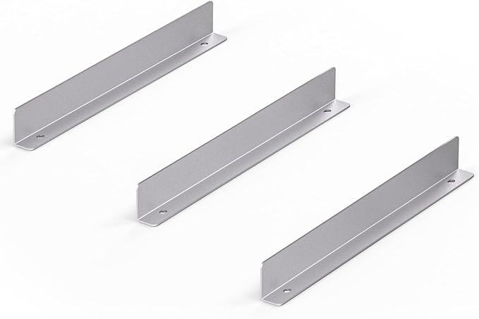 AA Products P-SH-Divider-16A Shelf Divider Shelf Accessories Designed for 16" Depth Van Shelving Storage, Set of 3 - Grey