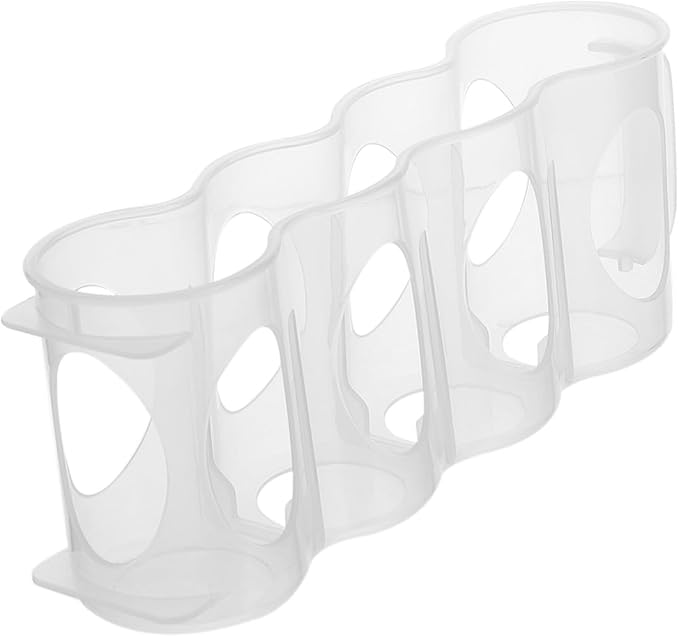 Hemoton 2pcs Refrigerator Organizer Bins Drink Holder Storage Bin Portable Can Dispenser Beverage Holder for Fridge Storage Sliding Freezer Kitchen Countertops Cabinets