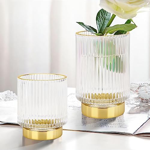 DASITON Makeup Brush holder Organizer,Crystal Cosmetic Makeup Brush Glass Brushes Storage Holder, Vintage Make Up Brush 