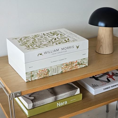 Book Shape Decorative Cable Management Box - Expandable Cable Organizer Box with Magnetic Closure for Home & Office (Lov