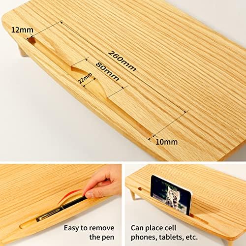 Wooden Monitor Stand Riser for Computer Monitor – A Sturdy Computer Stand to Elevate Your Screen and Reduce Eye Strain a