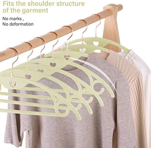 Velvet Hangers Felt Clothes Hangers 50 Pack Ivory