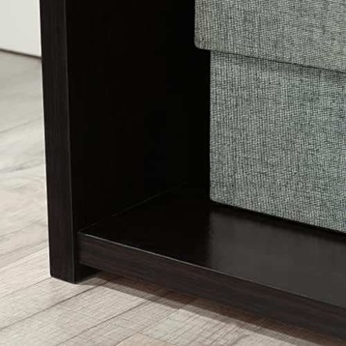 Sauder Beginnings 3-Shelf Bookcase, Bookshelf with Adjustable Storage Shelves, in Med Wood Finish