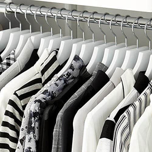 Lotus Wooden Hangers, Solid Wood Shirt Hangers,Dress Coat Jacket Clothes Hangers,with Extra Smooth Finish, 360 Degree Sw