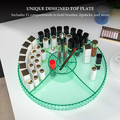360 Degree Rotating Makeup Organizer, Extra Large Capacity Organizador De Maquillaje, Removable DIY 7 Layers Cosmetics O
