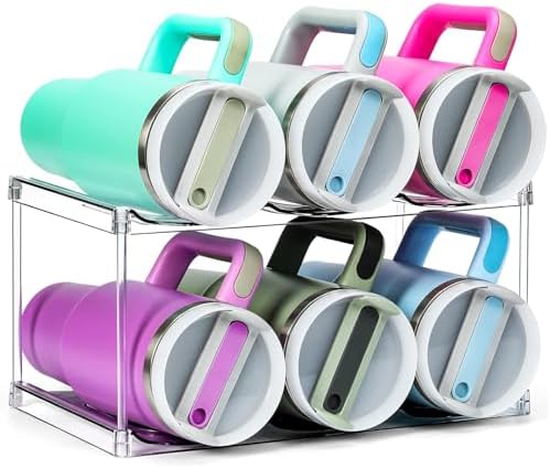 Premium Water Bottle Organizer for Stanley 40OZ & Various Bottles, Tumblers
