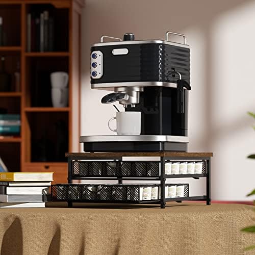 Coffee Pod Holder for Counter, Coffee Pod Drawer for K Cup Storage Drawer Holder, 72 Capacity Pods Storage Organizer Cup