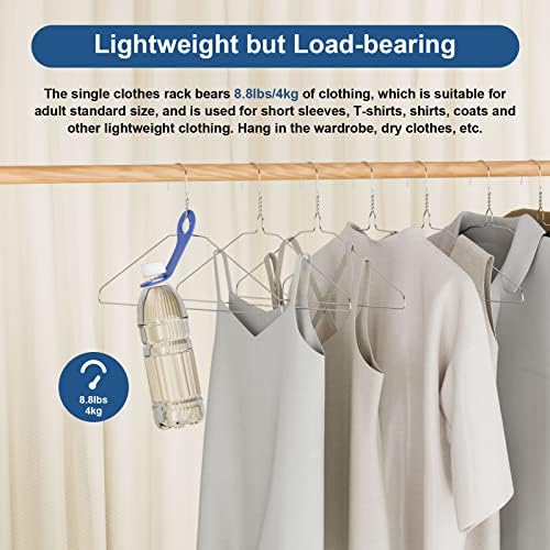 SPECILITE Wire Metal Clothes Hangers Bulk 100 Pack, Ultra Thin, Silver